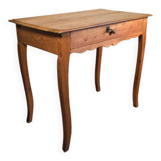Desk table with curved legs