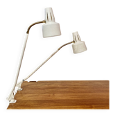 PAIR OF LARGE MODULABLE LAMPS "1950 INDUSTRIAL DESIGN".