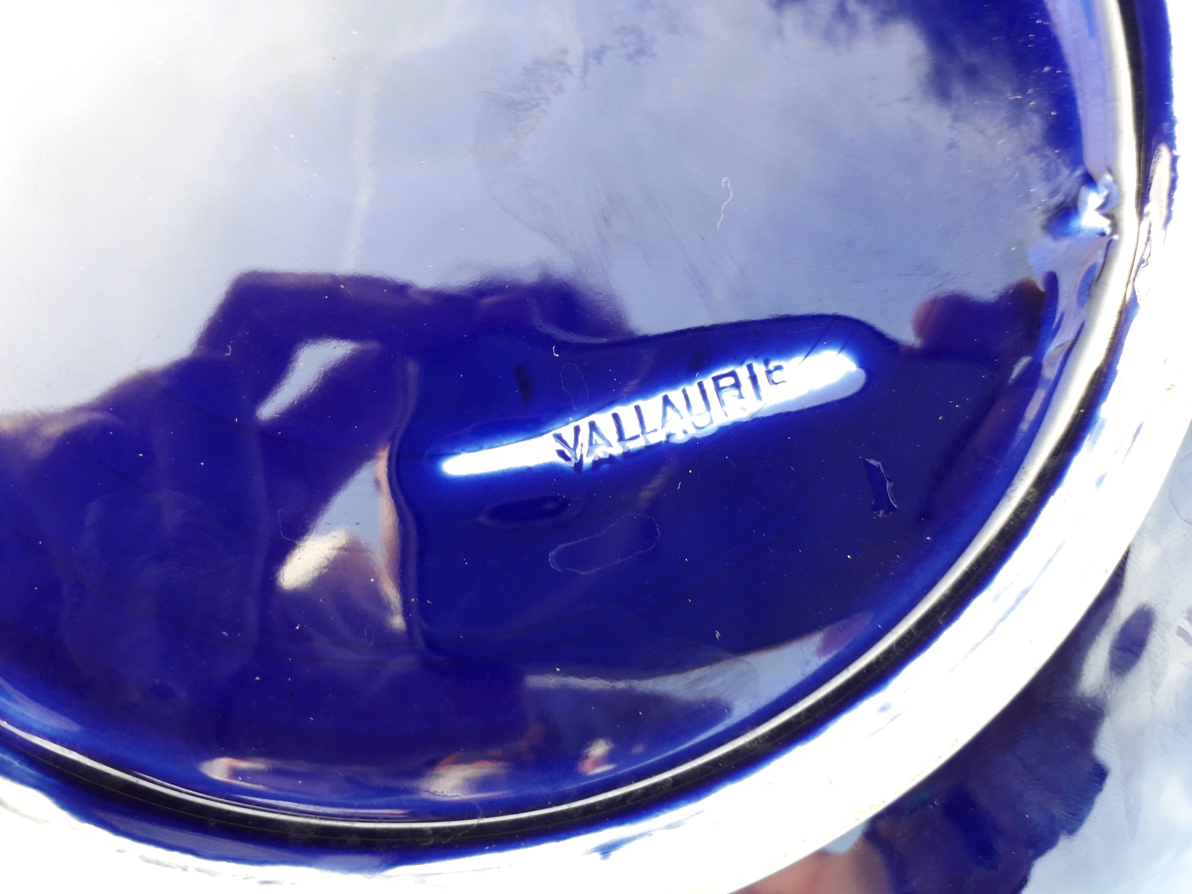 Blue Vallauris dish
