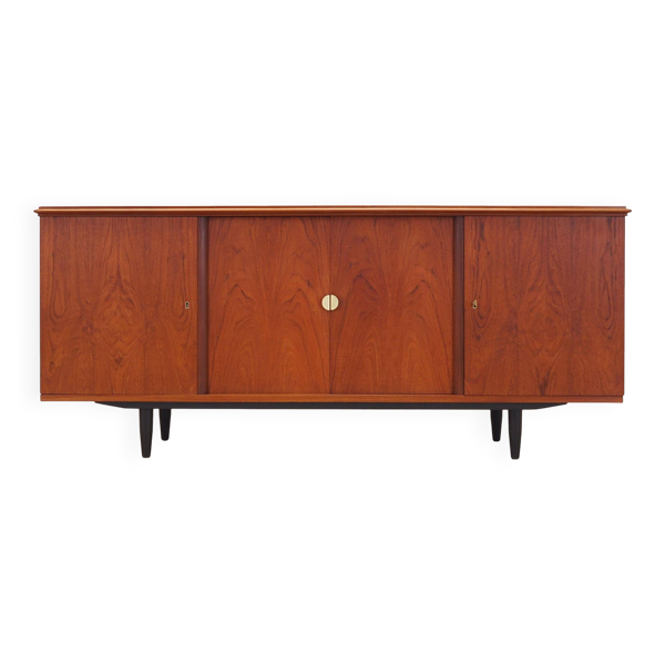 Buffet en teck, design danois, années 1970, production : Danemark