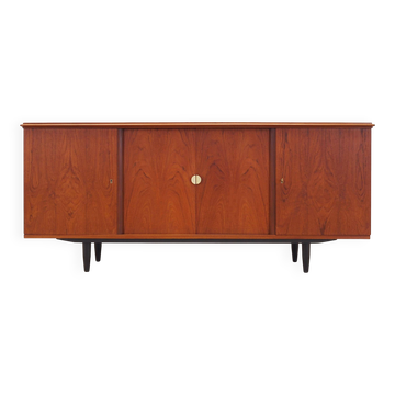 Buffet en teck, design danois, années 1970, production : Danemark