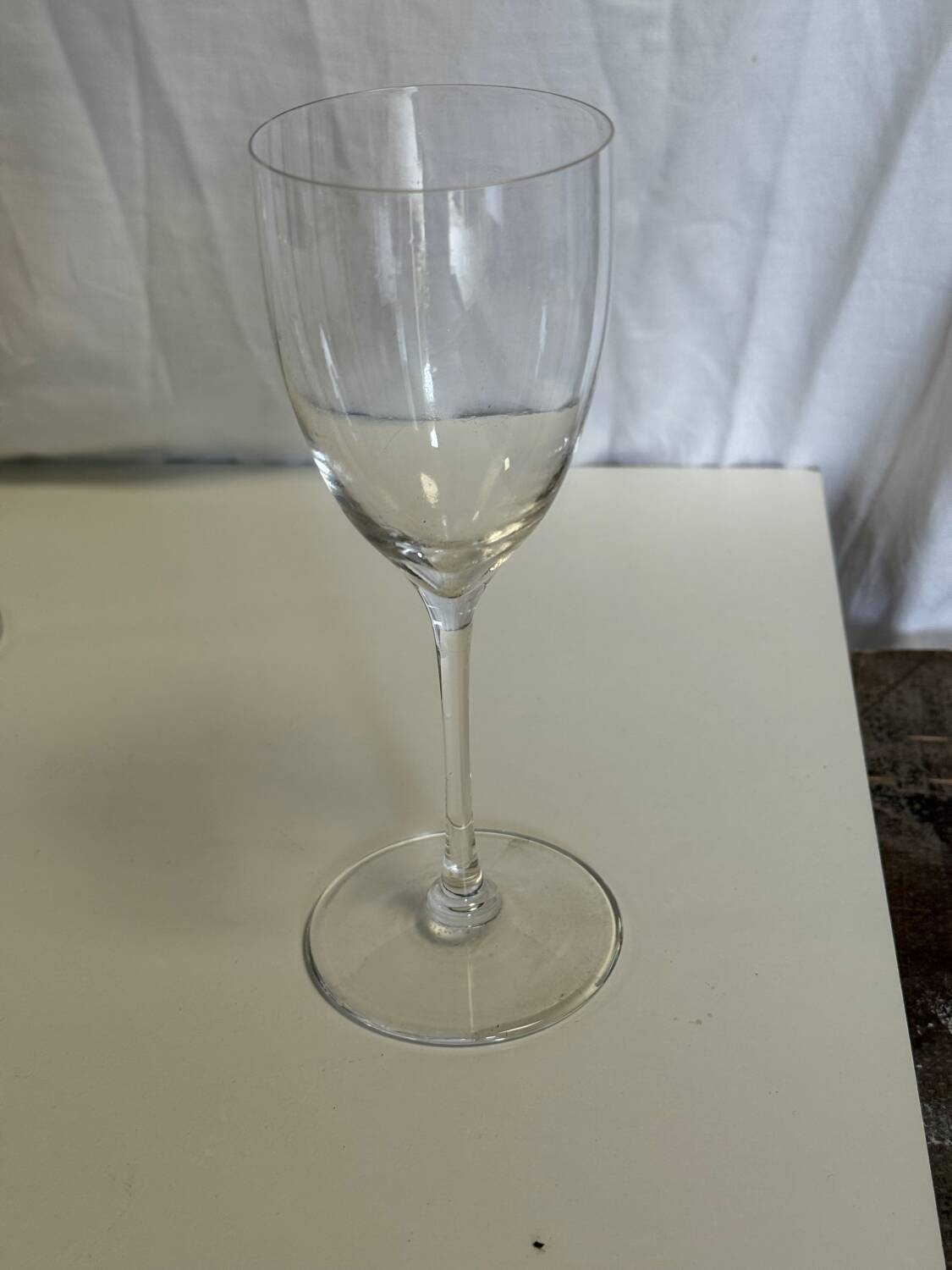 Saint Louis crystal stemmed glasses