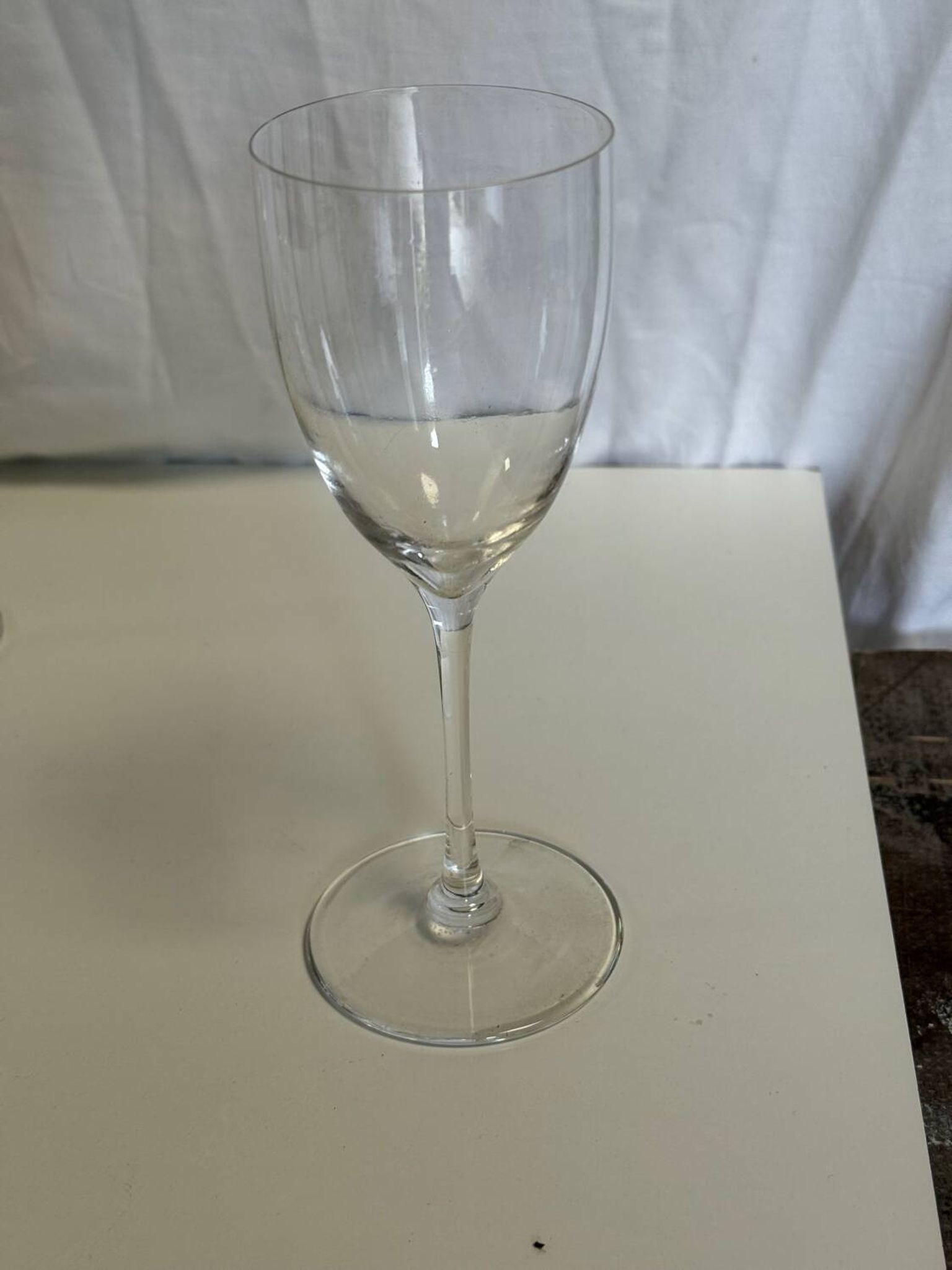 Verres à pieds en cristal Saint Louis