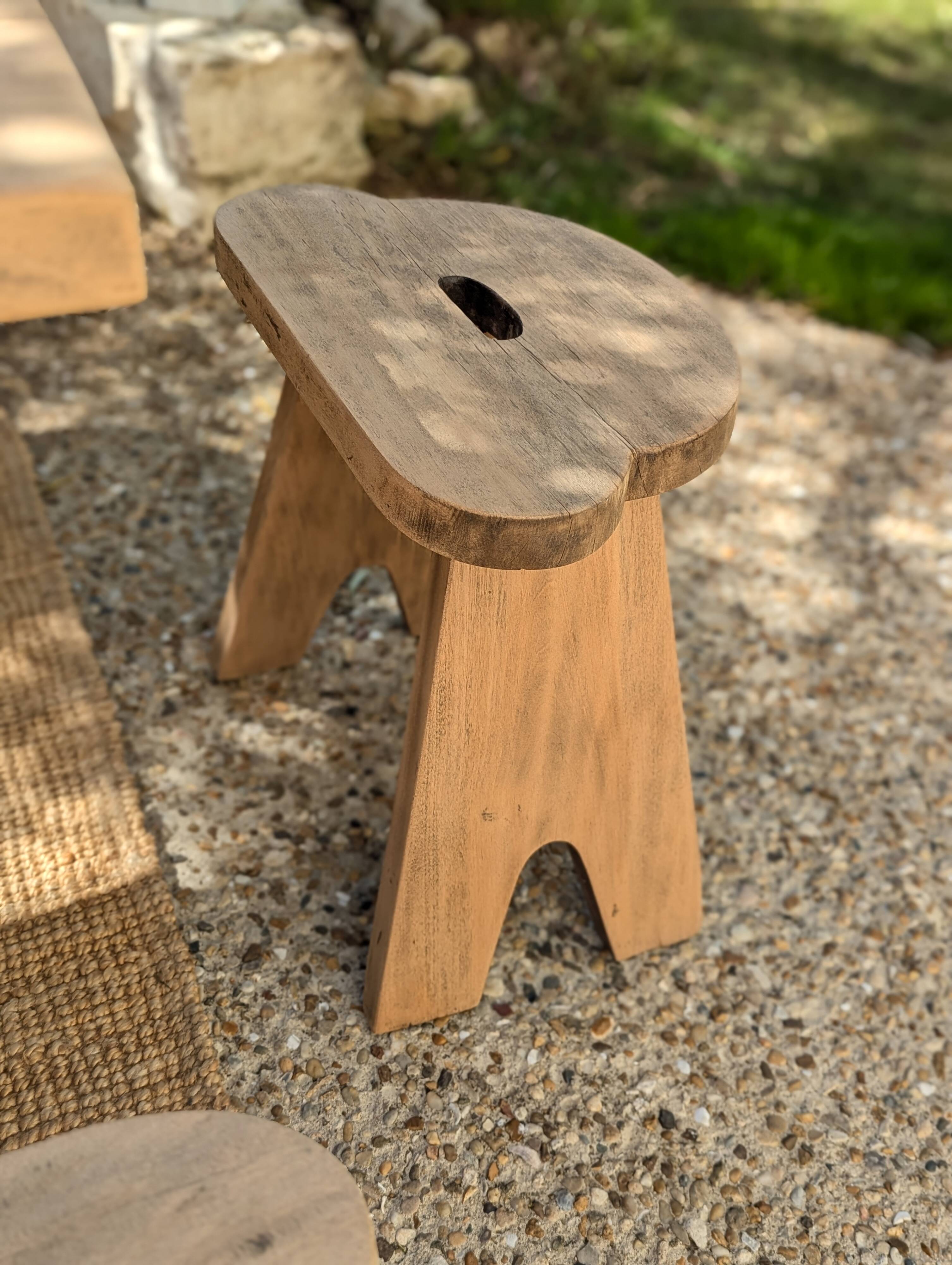 Table set, stools and benches