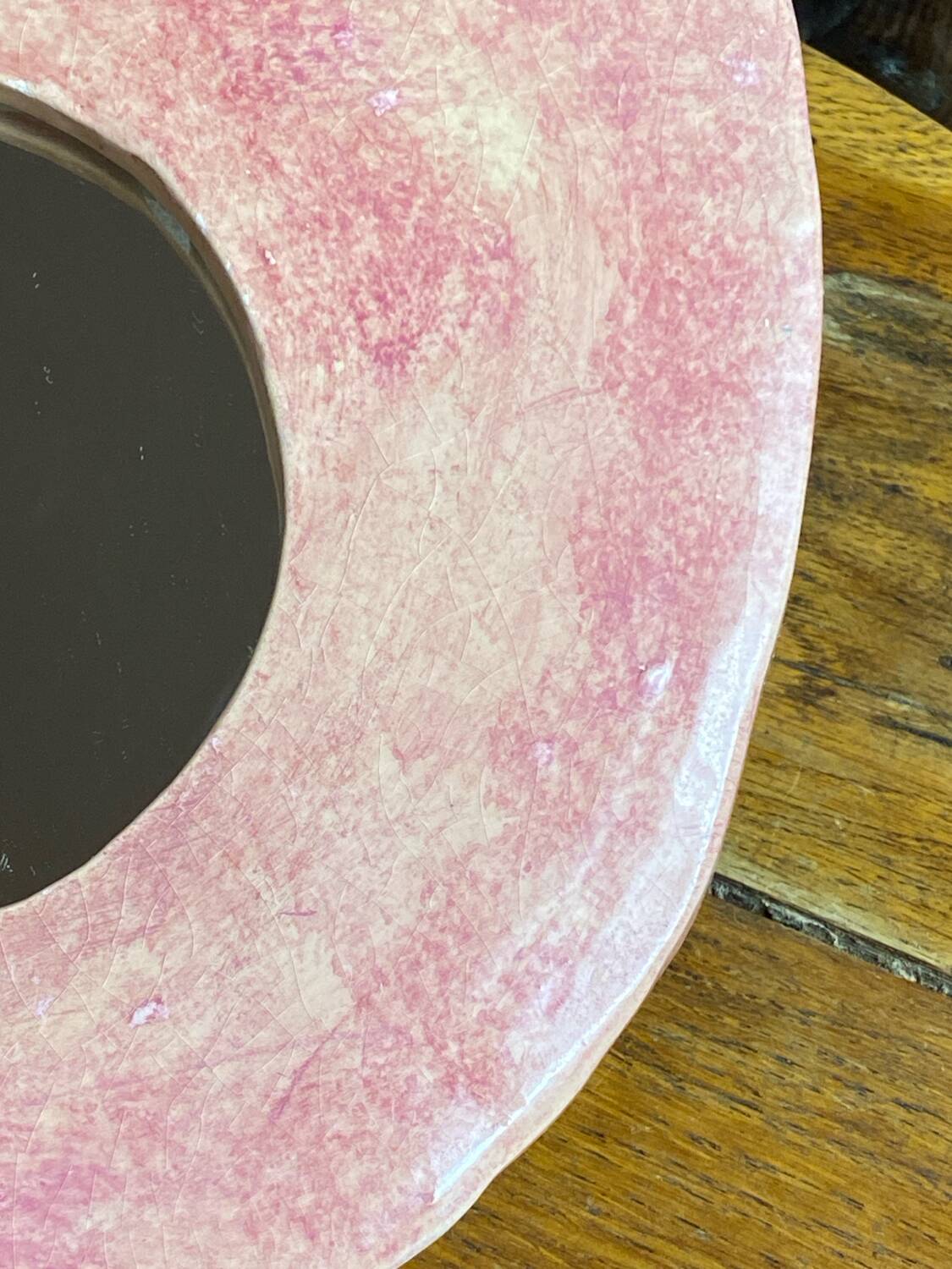 Ceramic apple mirror