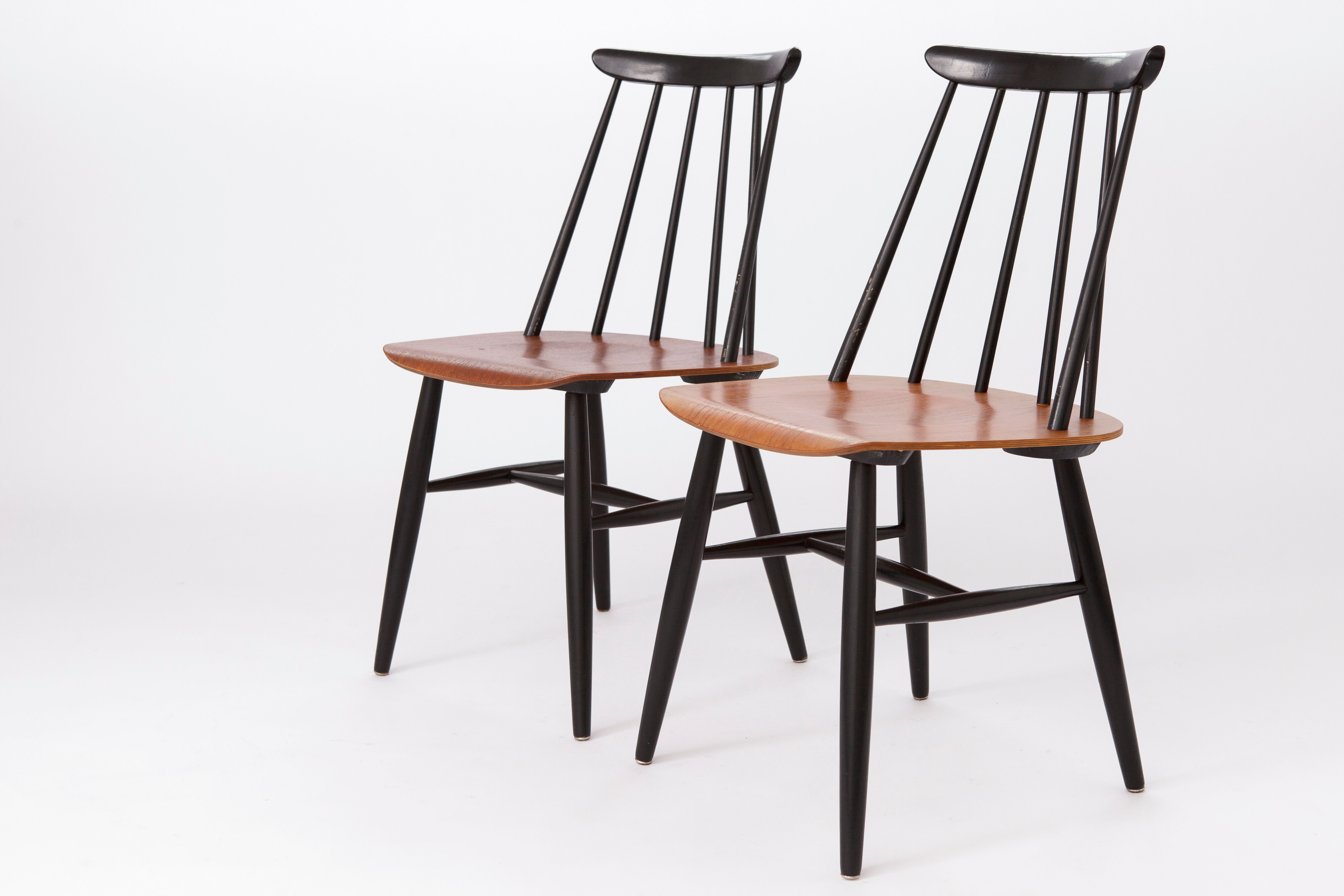 Paire de chaises Fanett d'Ilmari Tapiovaara pour Asko 60/70