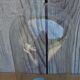 Round glass globe 35 cm high