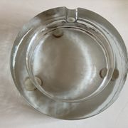 Cendrier massif en verre, 1960