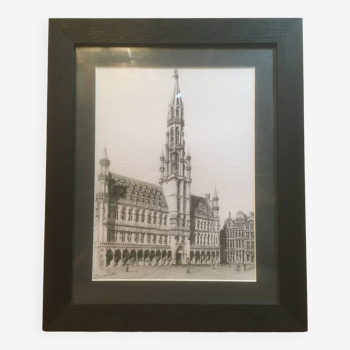 Framed prints Brussels City Hall