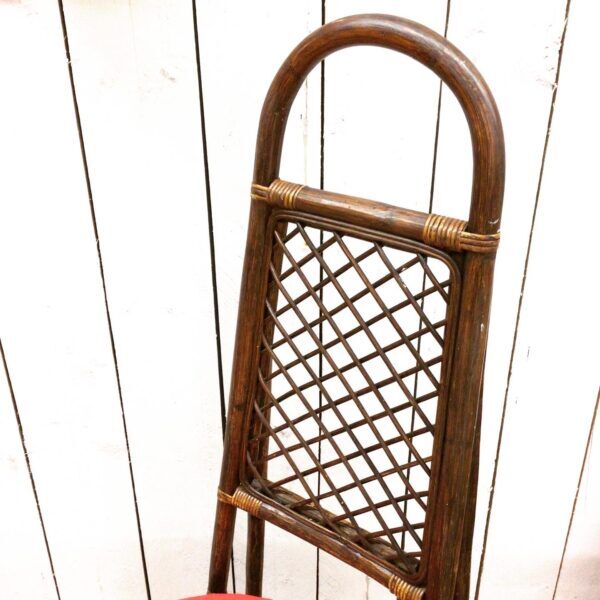 Set of 4 rattan chairs