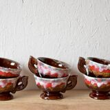VALLAURIS - vintage coffee or tea service - signed - 15 pieces