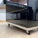 Art Deco Bar Cart in Black Lacquered Mahogany, Mirrored Glass & Chrome, France, 1930