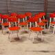 Lot de 11 chaises Ton
