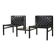 Gijs bakker Pair of Seatbelt Lounge Chairs + Side Table for Castelijn 1978