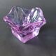 Cendrier en verre de Murano violet 1970