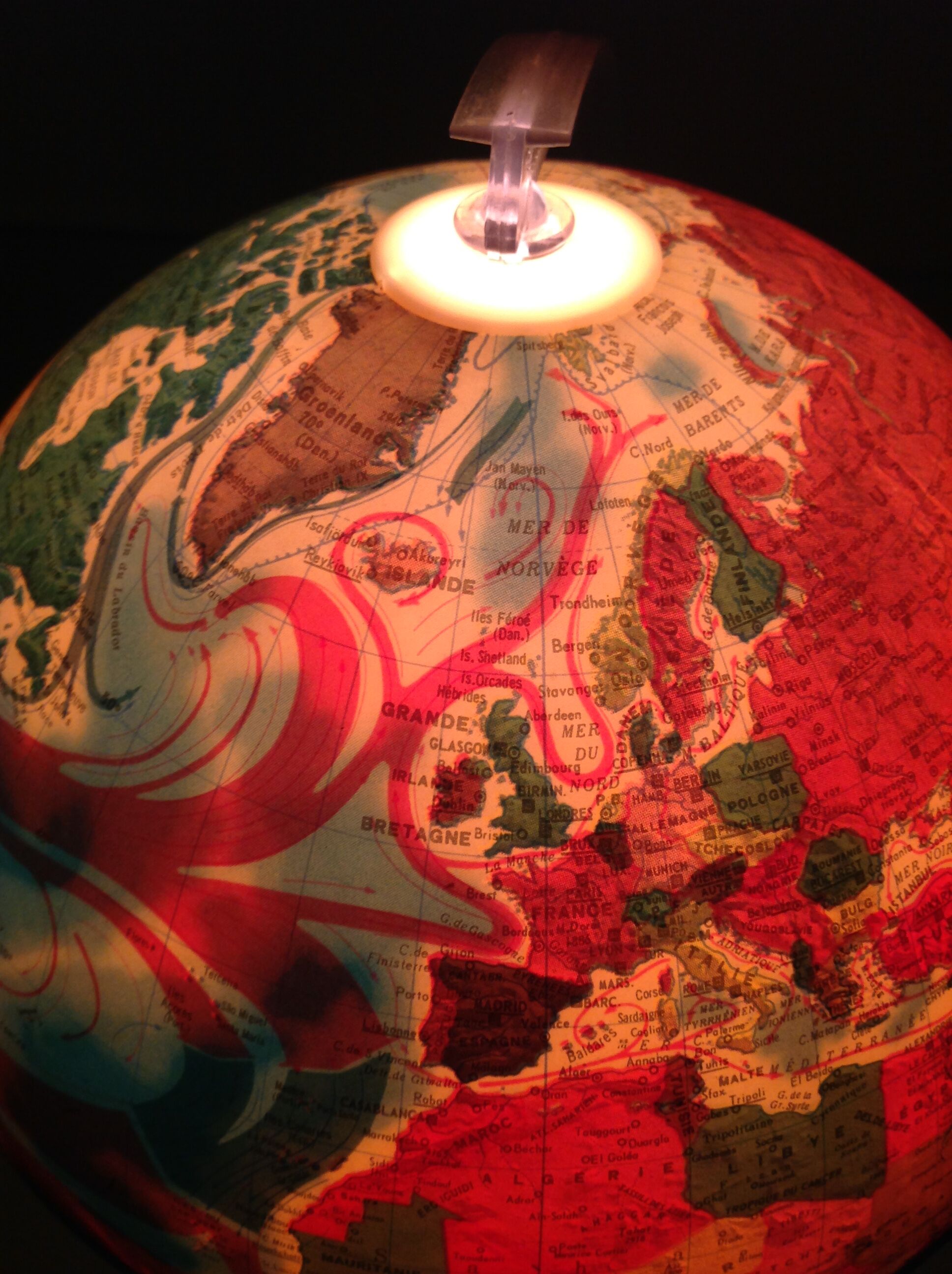 Light globe nova rico vintage 70s