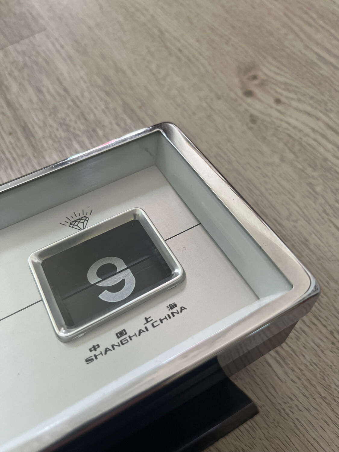 Vintage alarm clock shanghai diamond, china, 1970