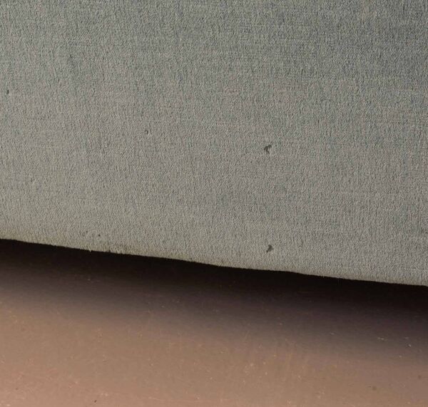 Canapé Chesterfield 2 places en velours bleu givré et vert, années 1950