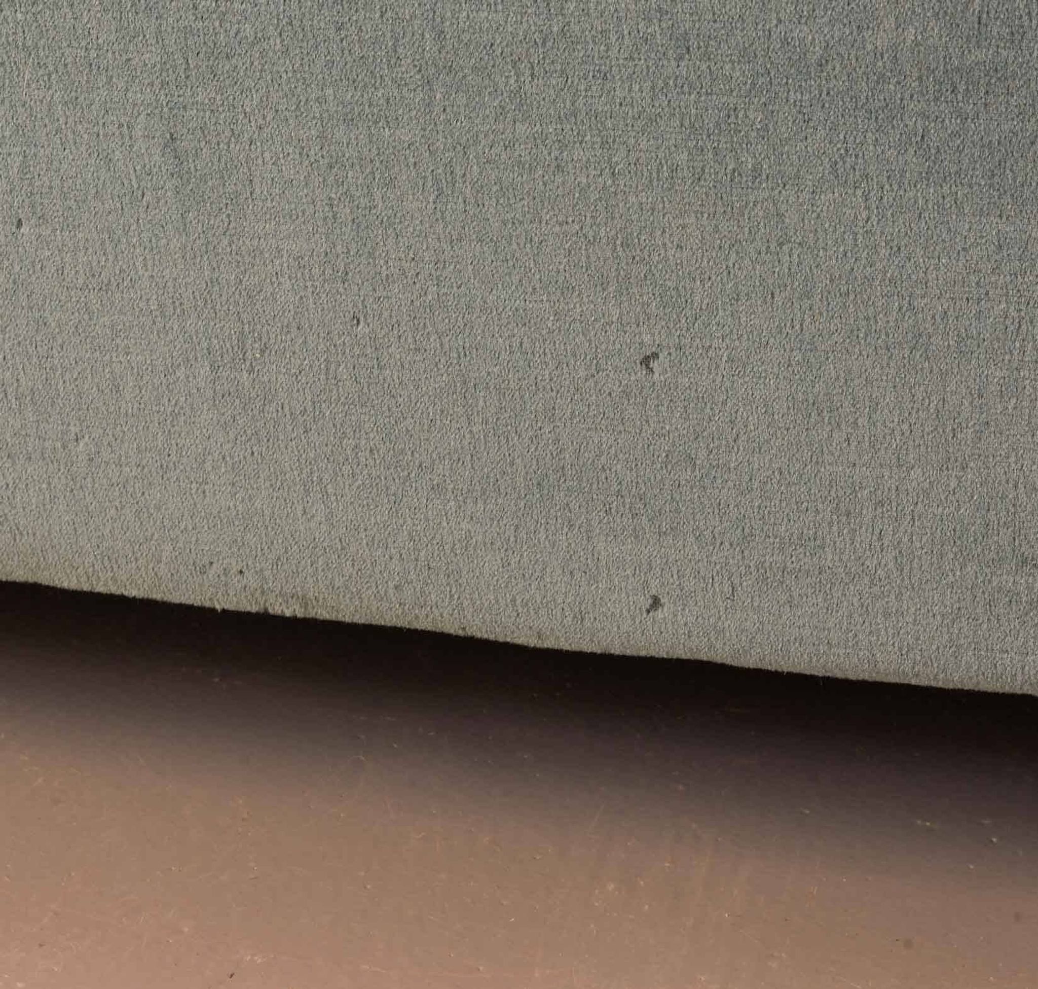 Chesterfield Duotone 2-Seat Sofa in Frosted Blue & Green Velvet 1950s
