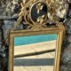 Trumeau mirror "To the Birds" in Louis XVI style, 19th century.