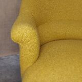 Mustard toad armchair