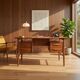 Bureau en teck Gunnar Nielsen pour Tibergaard, années 1960.