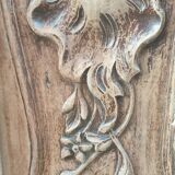 Provencal furniture in finely carved light walnut with wrought ironwork