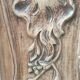 Provencal furniture in finely carved light walnut with wrought ironwork
