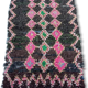 Boucherouite, 155 x 92 authentic hand made wool rug