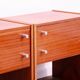 Pair of vintage nightstands, chest of drawers, UP Závody, 1980s