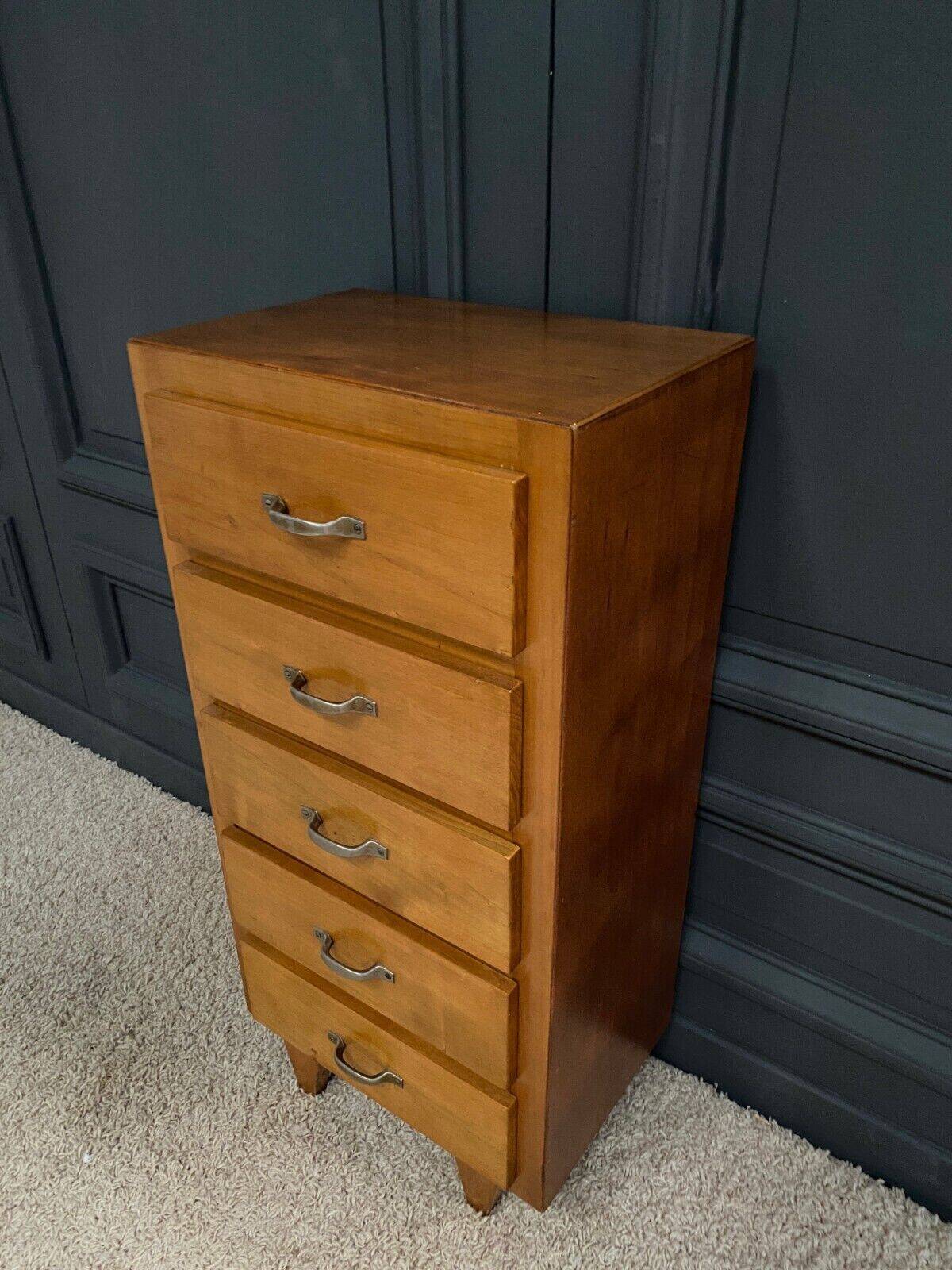 1950 furniture with five drawers spindle legs