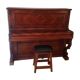 Piano droit H. Klein et son  tabouret