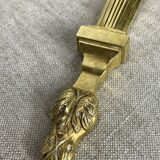 Deux bougeoirs muraux en bronze style Empire