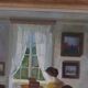 “Interior with Woman” by Edith Gert