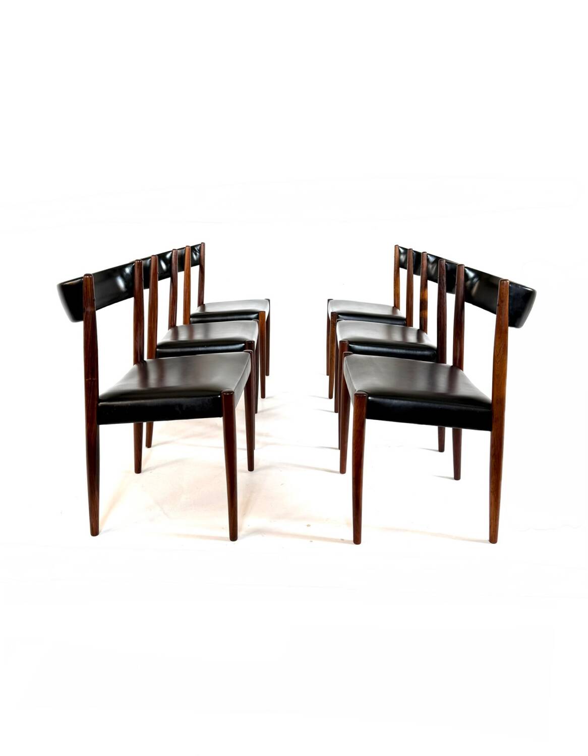 6x vintage Danish chair in Rosewood ‘60
