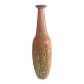 Midcentury Studio Pottery Tall Thick Glazed Vase, 1960s