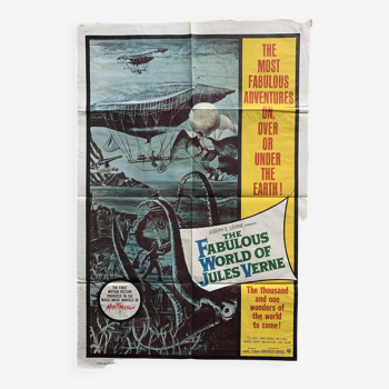 The Fabulous World of Jules Verne - original US 1sheet poster - 1961