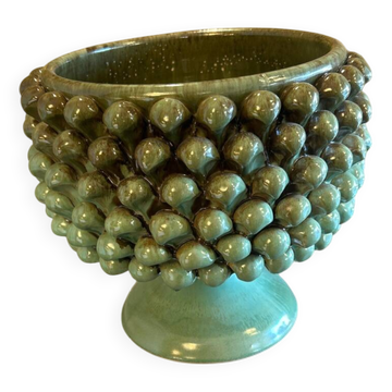 Enameled vase