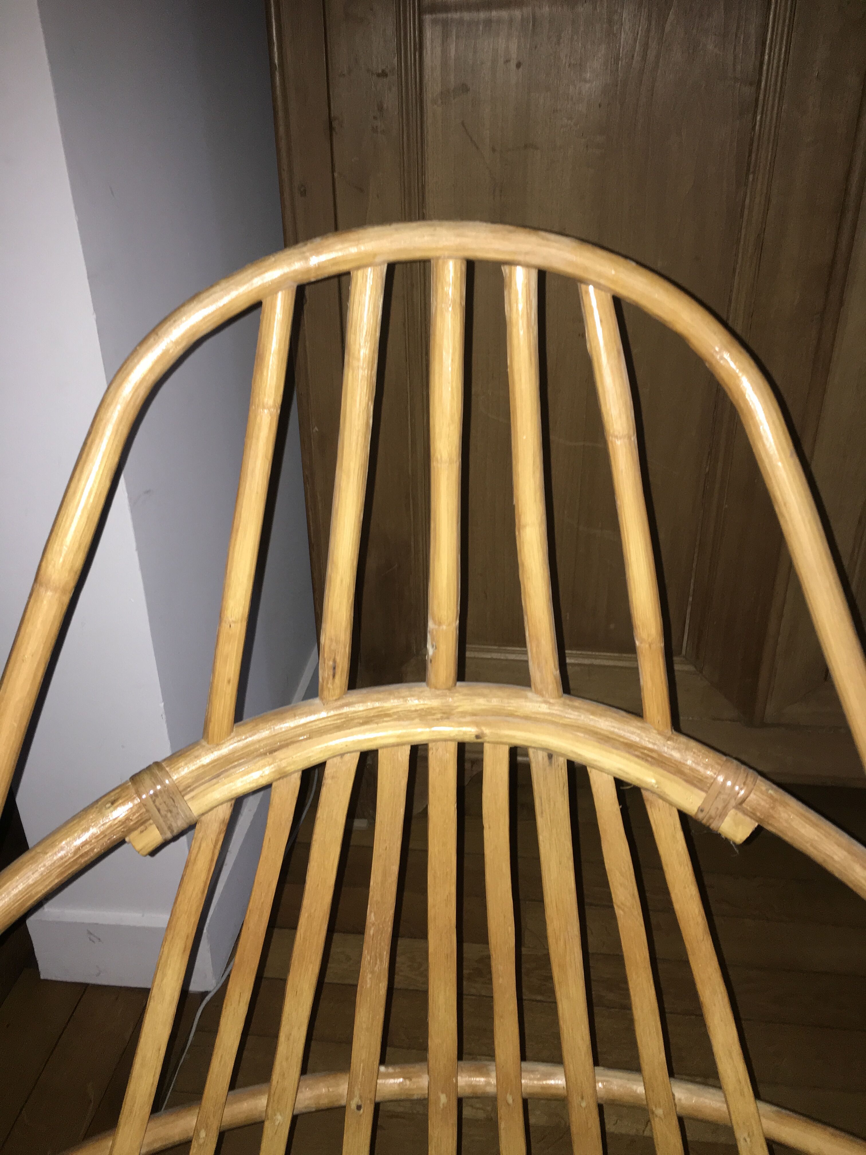 Chair swivel rattan
