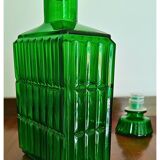 Midcentury Green Empoli Bottle with stopper