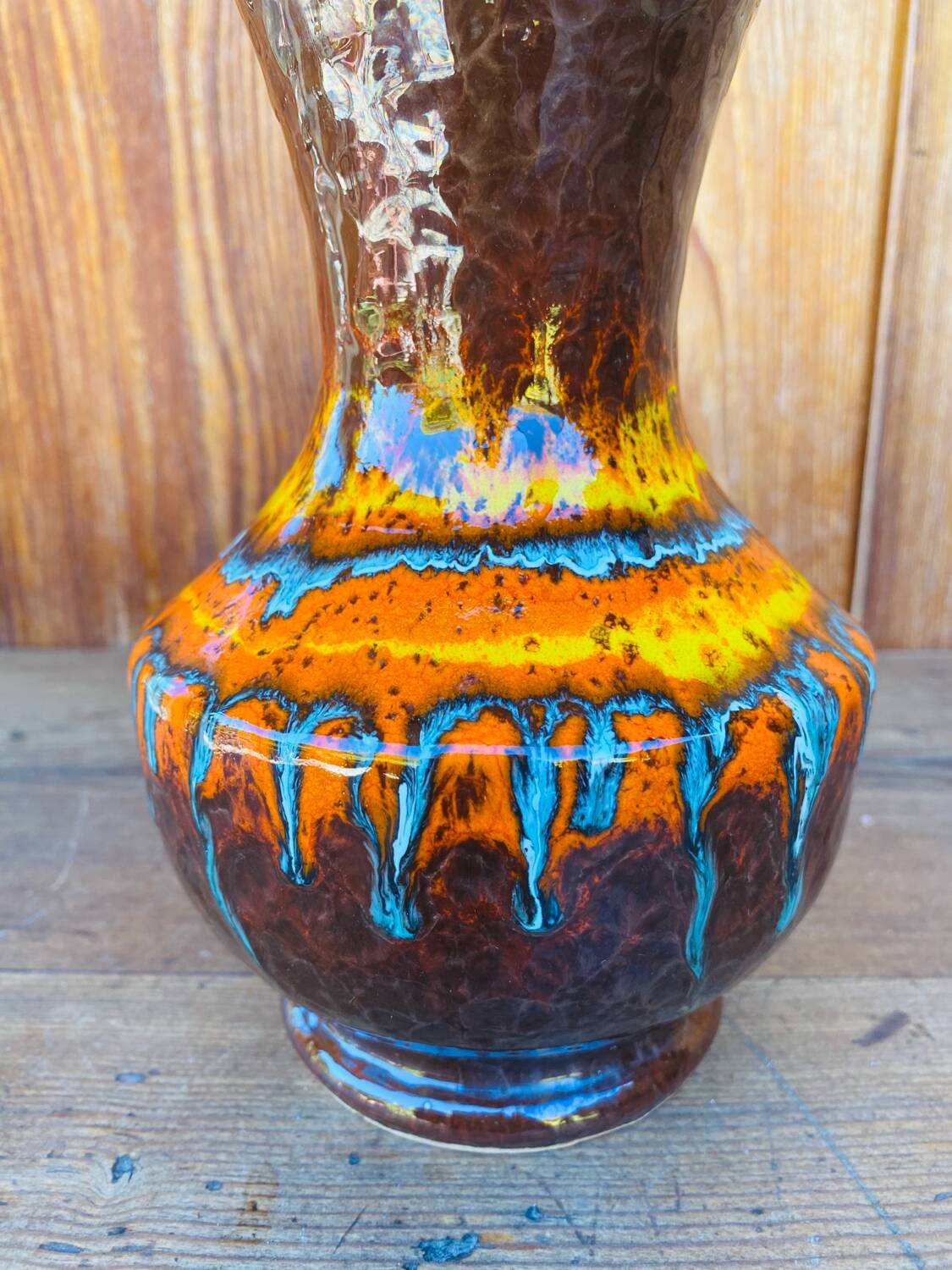 Fat Lava Vase Vallauris