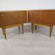 Paire de chevets scandinave teck