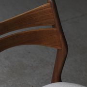 Set of 4 dining chairs ‘model 310’ by Erik Buch for Chr. Christensens Møbelfabrik, Danish design, 60
