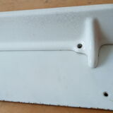 Earthenware shelf and enamelled cast iron