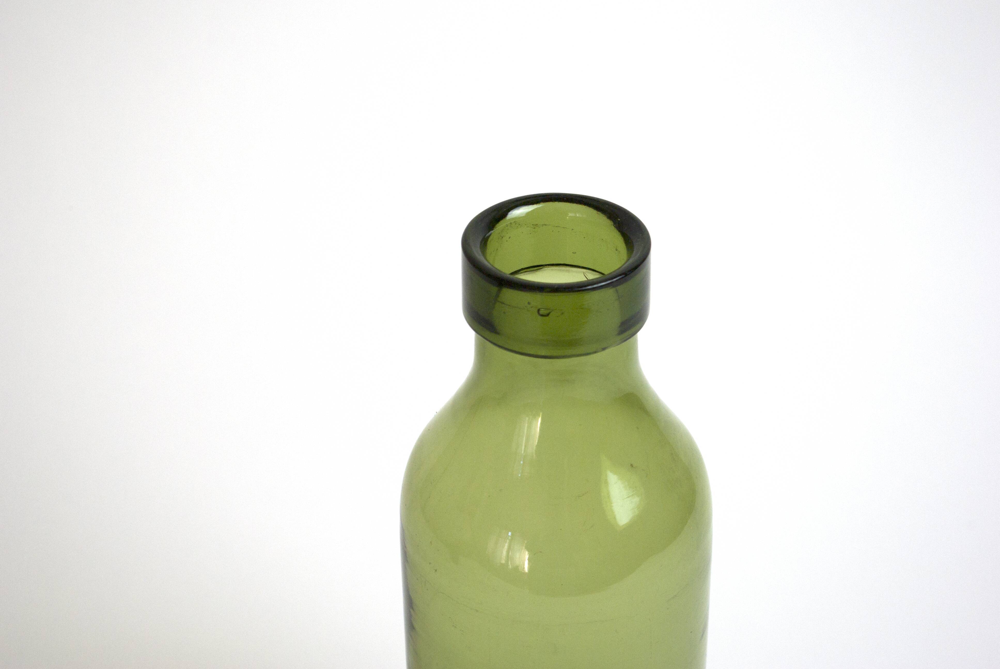 Bottle green glass