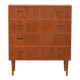 Commode scandinave, années 1950-1960, en teck