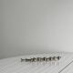 6 white stainless steel metal dachshund dog knife holders