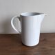 Vase jug Arabia Finland 1970 in white porcelain