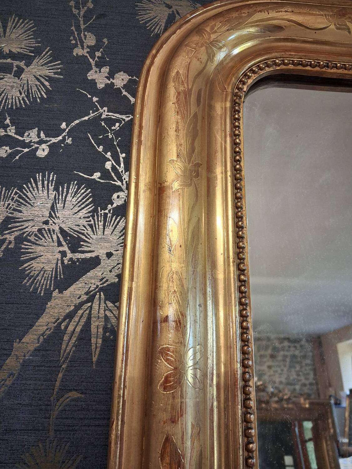 Miroir époque louis Philippe 160 x 99