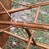 Square rattan coffee table
